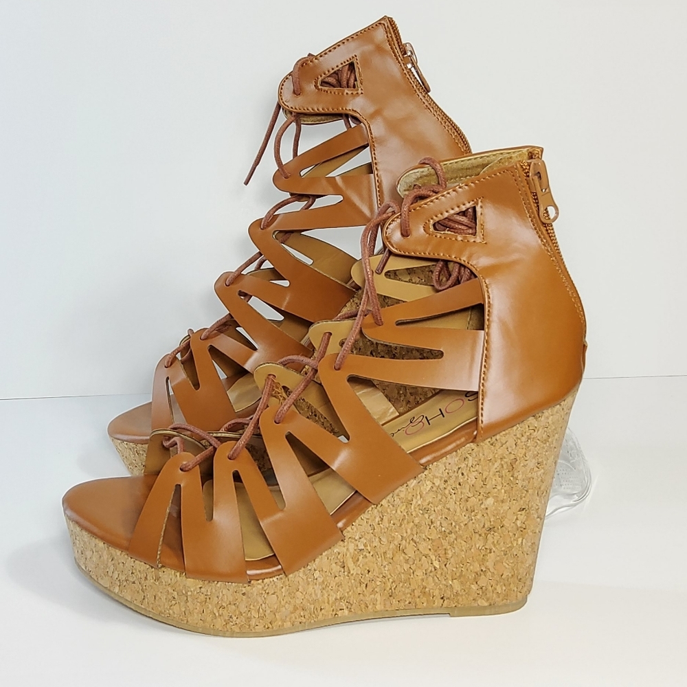 Shoes Women's Corset Lace Up Platform Wedges